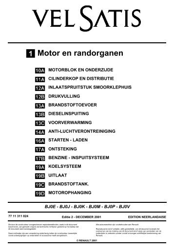 inlaatspruitstuk smoorklephuis - Renault Vel Satis