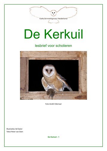 Lesbrief nummer 1 - Stichting Kerkuilen Werkgroep Nederland