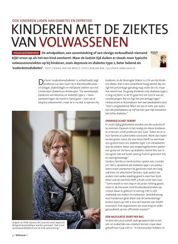 KINDEREN MET DE ZIEKTES VAN VOLWASSENEN - Weliswaar