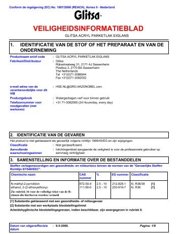 Veiligheidsblad - busink-BBP.nl