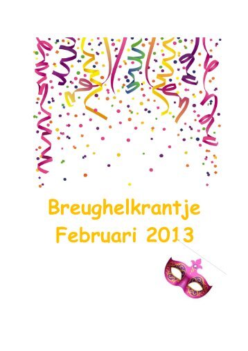 Breughelkrant februari 2013 - OCMW Dilbeek