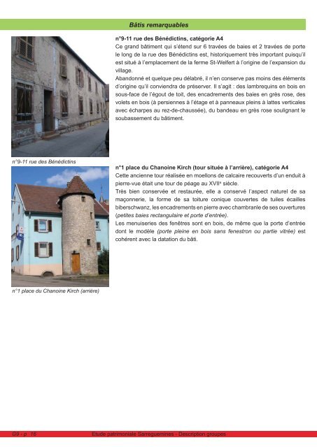 Rapport annexe - Ville de Sarreguemines