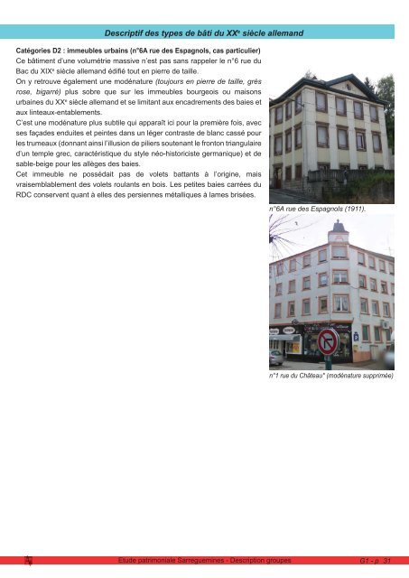 Rapport annexe - Ville de Sarreguemines