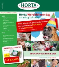 horta Werelddierendag - Tuincentrum Welters-Verelst