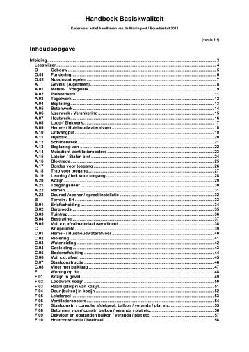 Handboek Basiskwaliteit - OpenIMS