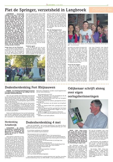 Oorlog en - t Groentje