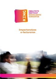 Rapport Impactanalyse e-factureren - KING