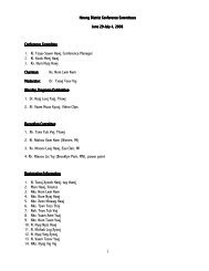 1 Hmong District Conference Committees Hmong District ...