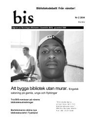 Att bygga bibliotek utan murar. Engelsk - Get a Free Blog