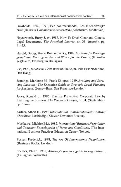 Internationale Commerciële Contracten - Mr M.J.G.P. Kaplan