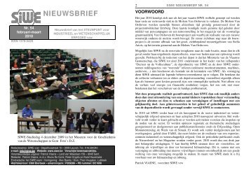 Nieuwsbrief nr: 54 februari-maart 2010 - Siwe