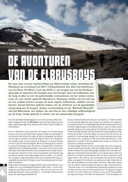 elBrus project 2011 stelt Voor: - Klim- en Bergsportfederatie