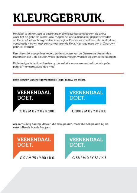 huisstijlhandboek - Stichting Promotie Veenendaal