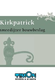 Klik om de Kirkpatrick deurbeslag brochure te openen (PDF)
