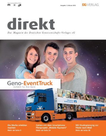 können Sie sich das Kundenmagazin "direkt"