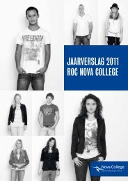 JAARVERSLAG 2011 ROC NOVA COLLEGE