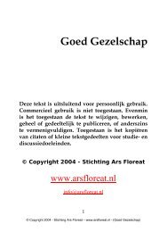 Goed Gezelschap (pdf) - Ars Floreat