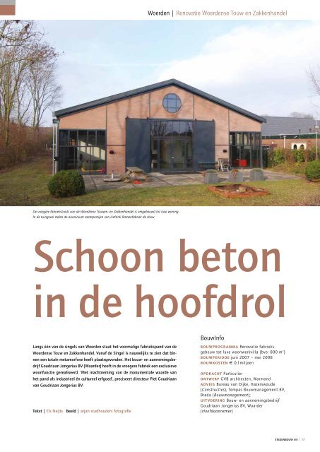 Schoon beton - Goudriaan-Jongerius BV