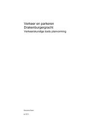 Verkeer en parkeren Drakenburgergracht - Gemeente Baarn