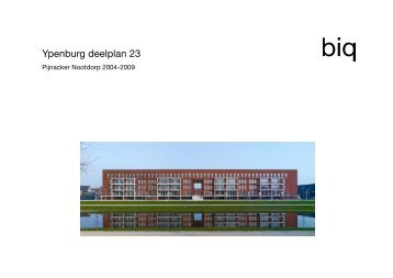 Ypenburg deelplan 23 - BIQ stadsontwerp bv
