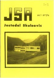 1977-78, nr. 1 - Jostedal historielag