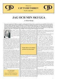 JAG OCH MIN SKUGGA - Centrum för Jungiansk Psykologi