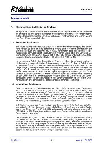 Druckversion PDF - Steuern St. Gallen
