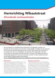 Herinrichting Wibautstraat - Wibaut aan de Amstel