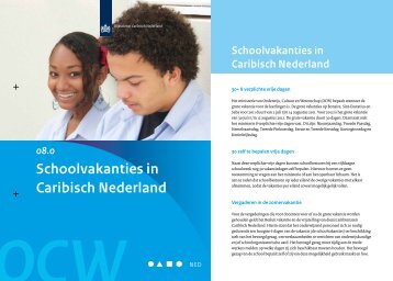 08 Schoolvakanties in Caribisch Nederland - Rijksdienst Caribisch ...