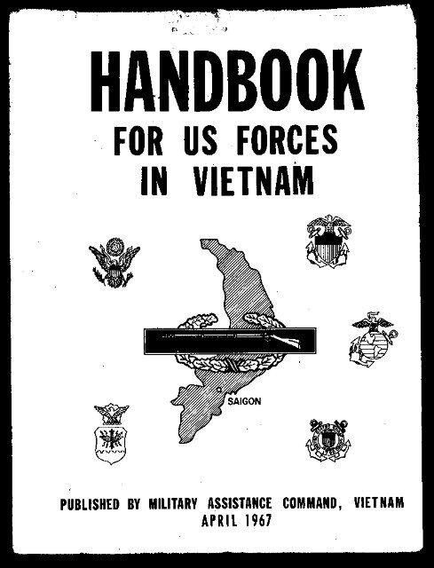 MACV Handbook US Forces Vietnam 1967 - West Virginia State ...