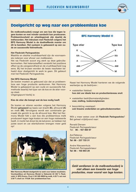 Nieuwsbrief voorjaar 2008 - Fleckvieh