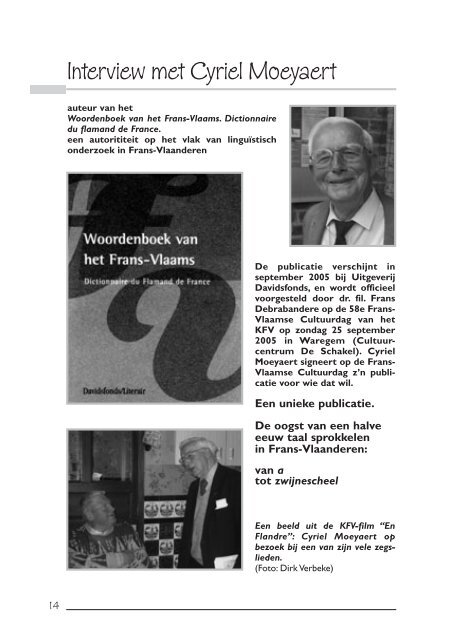 Versie PDF - septembernummer , 2005, jaargang 33, nr.2