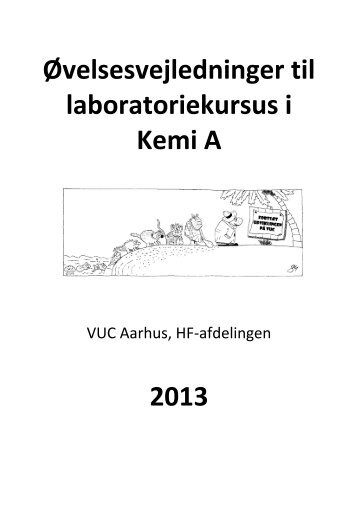 Øvelsesvejledninger til laboratoriekursus i Kemi A - VUC Aarhus