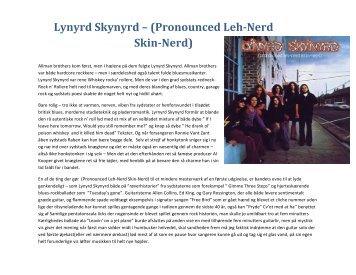 Lynyrd Skynyrd - Secretsessions