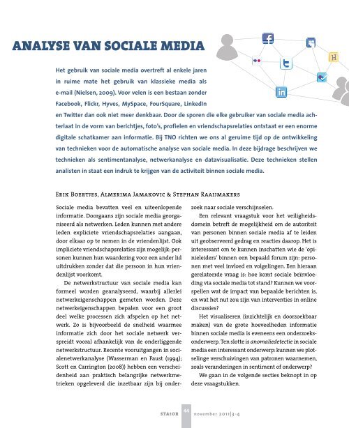 thema veiligheid - Netherlands Society for Statistics and Operations ...