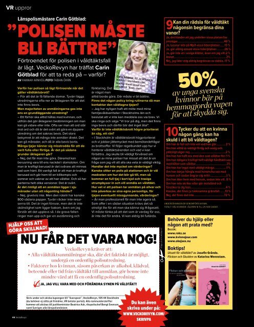 Läs reportaget i Veckorevyn