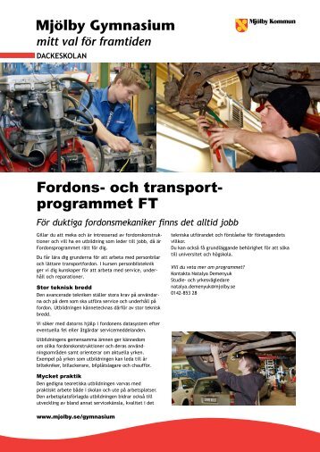 Fordons- och transport- programmet FT