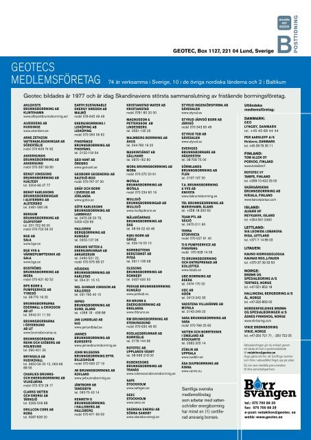 Hämta tidningen som PDF - Geotec