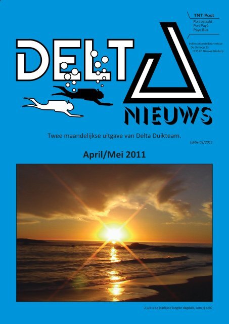 April/Mei 2011 - Delta Duikteam