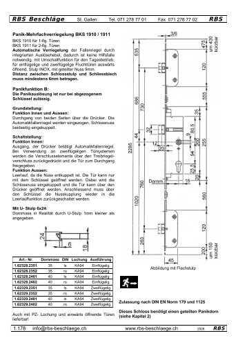 BKS Panik Secury - Rbs-beschlaege.ch