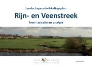 Landschapsontwikkelingsplan Inventarisatie en analyse - Brons en ...