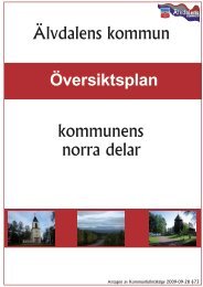Älvdalens kommun Översiktsplan norra delar kommunens