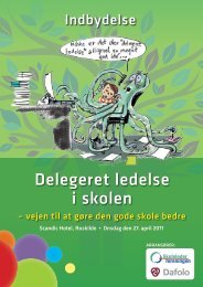 Delegeret ledelse i skolen - Dafolo