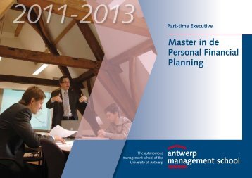 Master in de Personal Financial Planning - Antwerp Management ...