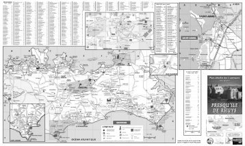 Plans détaillés des 5 communes - Presqu'île de Rhuys