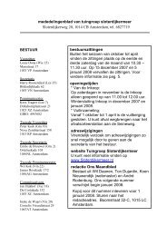 Ons Maandblad november 2007 - Galerie Lieve Hemel