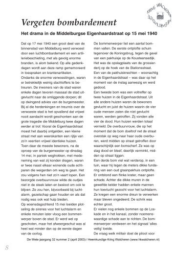 Vergeten bombardement - Heemkundige Kring Walcheren