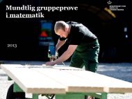 Oplæg om matematiske kompetencer og mundtlig gruppeprøve