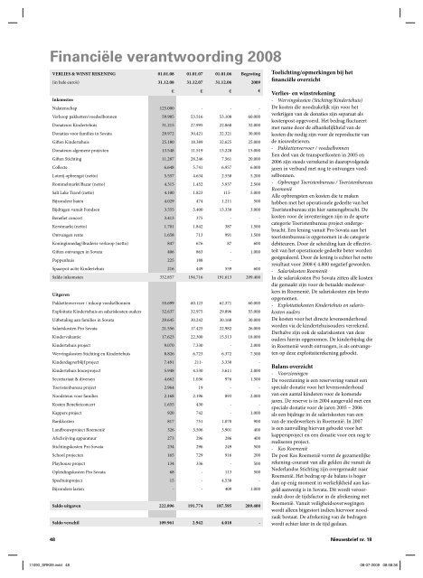 Nieuwsbrief 2009 - Stichting Roemeense Kinderhulp