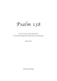 Psalm 138 - Advocaal